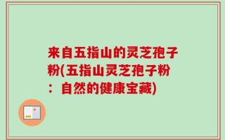 来自五指山的灵芝孢子粉(五指山灵芝孢子粉：自然的健康宝藏)