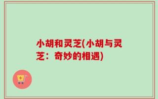 小胡和灵芝(小胡与灵芝：奇妙的相遇)