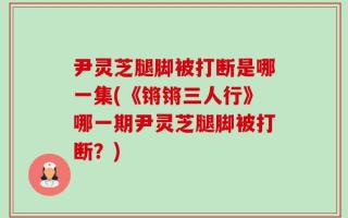 尹灵芝腿脚被打断是哪一集(《锵锵三人行》哪一期尹灵芝腿脚被打断？)