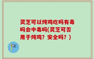 灵芝可以炖鸡吃吗有毒吗会中毒吗(灵芝可否用于炖鸡？安全吗？)