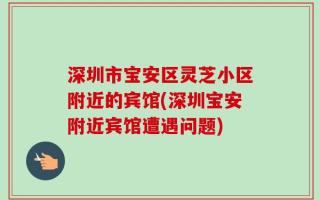 深圳市宝安区灵芝小区附近的宾馆(深圳宝安附近宾馆遭遇问题)