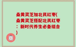 桑黄灵芝加北芪红枣(桑黄灵芝搭配北芪红枣：新时代养生必备组合)