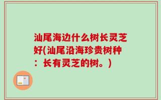 汕尾海边什么树长灵芝好(汕尾沿海珍贵树种：长有灵芝的树。)