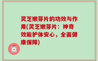 灵芝嫩芽片的功效与作用(灵芝嫩芽片：神奇效能护体安心，全面健康保障)