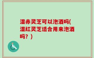 湿赤灵芝可以泡酒吗(湿红灵芝适合用来泡酒吗？)