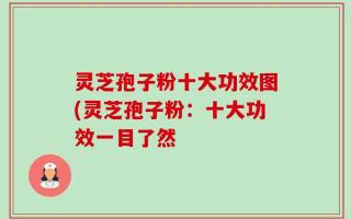 灵芝孢子粉十大功效图(灵芝孢子粉：十大功效一目了然