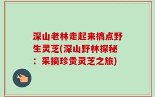 深山老林走起来搞点野生灵芝(深山野林探秘：采摘珍贵灵芝之旅)