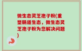 微生态灵芝孢子粉(重塑肠道生态，微生态灵芝孢子粉为您解决问题)