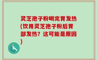 灵芝孢子粉喝完胃发热(饮用灵芝孢子粉后胃部发热？这可能是原因)