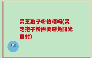 灵芝孢子粉怕晒吗(灵芝孢子粉需要避免阳光直射)