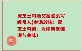 灵芝土鸡汤文案怎么写吸引人(金汤珍味：灵芝土鸡汤，为你带来健康与美味)