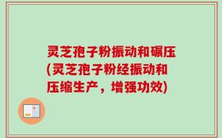 灵芝孢子粉振动和碾压(灵芝孢子粉经振动和压缩生产，增强功效)