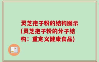 灵芝孢子粉的结构图示(灵芝孢子粉的分子结构：重定义健康食品)