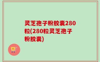 灵芝孢子粉胶囊280粒(280粒灵芝孢子粉胶囊)
