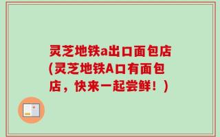 灵芝地铁a出口面包店(灵芝地铁A口有面包店，快来一起尝鲜！)