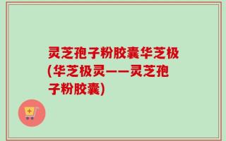 灵芝孢子粉胶囊华芝极(华芝极灵——灵芝孢子粉胶囊)
