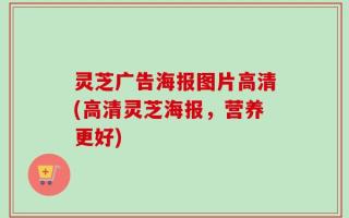 灵芝广告海报图片高清(高清灵芝海报，营养更好)