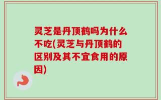 灵芝是丹顶鹤吗为什么不吃(灵芝与丹顶鹤的区别及其不宜食用的原因)