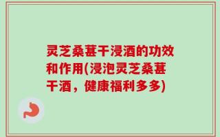 灵芝桑葚干浸酒的功效和作用(浸泡灵芝桑葚干酒，健康福利多多)