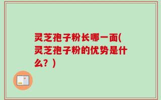 灵芝孢子粉长哪一面(灵芝孢子粉的优势是什么？)
