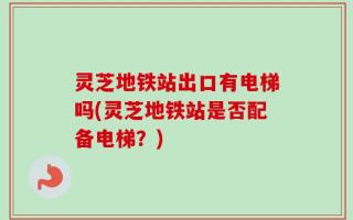 灵芝地铁站出口有电梯吗(灵芝地铁站是否配备电梯？)
