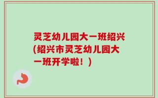 灵芝幼儿园大一班绍兴(绍兴市灵芝幼儿园大一班开学啦！)