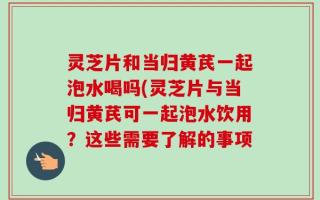 灵芝片和当归黄芪一起泡水喝吗(灵芝片与当归黄芪可一起泡水饮用？这些需要了解的事项