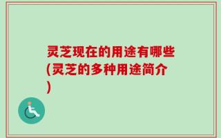 灵芝现在的用途有哪些(灵芝的多种用途简介)