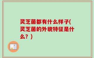 灵芝菌都有什么样子(灵芝菌的外貌特征是什么？)
