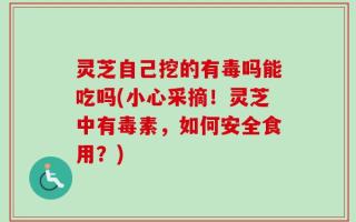 灵芝自己挖的有毒吗能吃吗(小心采摘！灵芝中有毒素，如何安全食用？)
