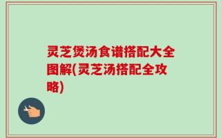 灵芝煲汤食谱搭配大全图解(灵芝汤搭配全攻略)