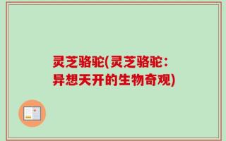 灵芝骆驼(灵芝骆驼：异想天开的生物奇观)