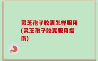 灵芝孢子胶囊怎样服用(灵芝孢子胶囊服用指南)