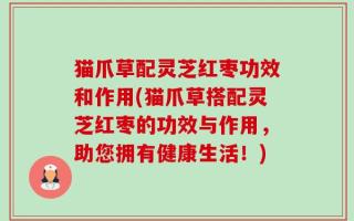 猫爪草配灵芝红枣功效和作用(猫爪草搭配灵芝红枣的功效与作用，助您拥有健康生活！)