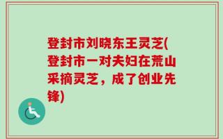 登封市刘晓东王灵芝(登封市一对夫妇在荒山采摘灵芝，成了创业先锋)