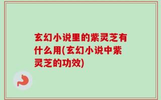 玄幻小说里的紫灵芝有什么用(玄幻小说中紫灵芝的功效)
