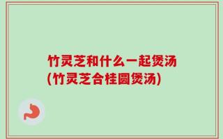 竹灵芝和什么一起煲汤(竹灵芝合桂圆煲汤)