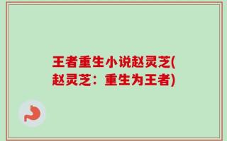 王者重生小说赵灵芝(赵灵芝：重生为王者)
