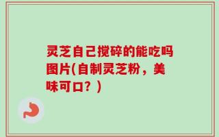 灵芝自己搅碎的能吃吗图片(自制灵芝粉，美味可口？)