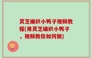 灵芝编织小鸭子视频教程(用灵芝编织小鸭子，视频教你如何做)