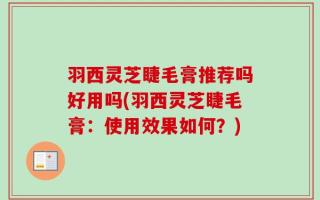 羽西灵芝睫毛膏推荐吗好用吗(羽西灵芝睫毛膏：使用效果如何？)