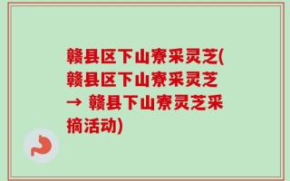 赣县区下山寮采灵芝(赣县区下山寮采灵芝 → 赣县下山寮灵芝采摘活动)