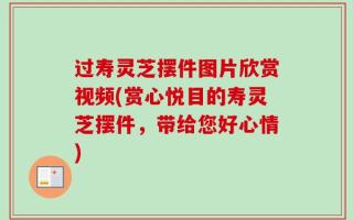 过寿灵芝摆件图片欣赏视频(赏心悦目的寿灵芝摆件，带给您好心情)