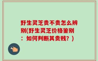 野生灵芝贵不贵怎么辨别(野生灵芝价格鉴别：如何判断其贵贱？)