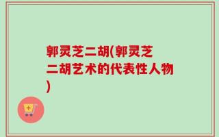 郭灵芝二胡(郭灵芝 二胡艺术的代表性人物)