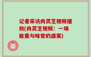 记者采访肉灵芝视频播放(肉灵芝视频：一场能量与味觉的盛宴)
