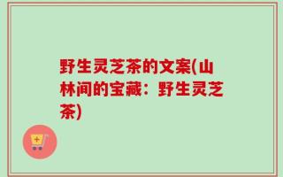 野生灵芝茶的文案(山林间的宝藏：野生灵芝茶)