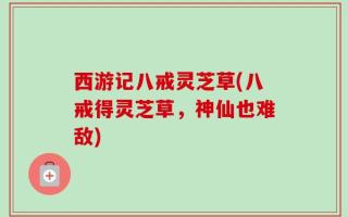 西游记八戒灵芝草(八戒得灵芝草，神仙也难敌)
