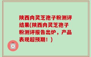 陕西肉灵芝孢子粉测评结果(陕西肉灵芝孢子粉测评报告出炉，产品表现超预期！)