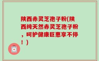 陕西赤灵芝孢子粉(陕西纯天然赤灵芝孢子粉，呵护健康巨惠享不停！)